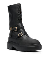 Fendi Black Delfina Combat Boots