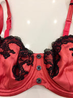 Chantal Thomass Strawberry Silk & Lace Lingerie Set