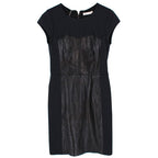 Rebecca Taylor Leather Bustier Dress
