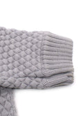 S.N.S Herning Grey Fishermans Wool Knit Jumper