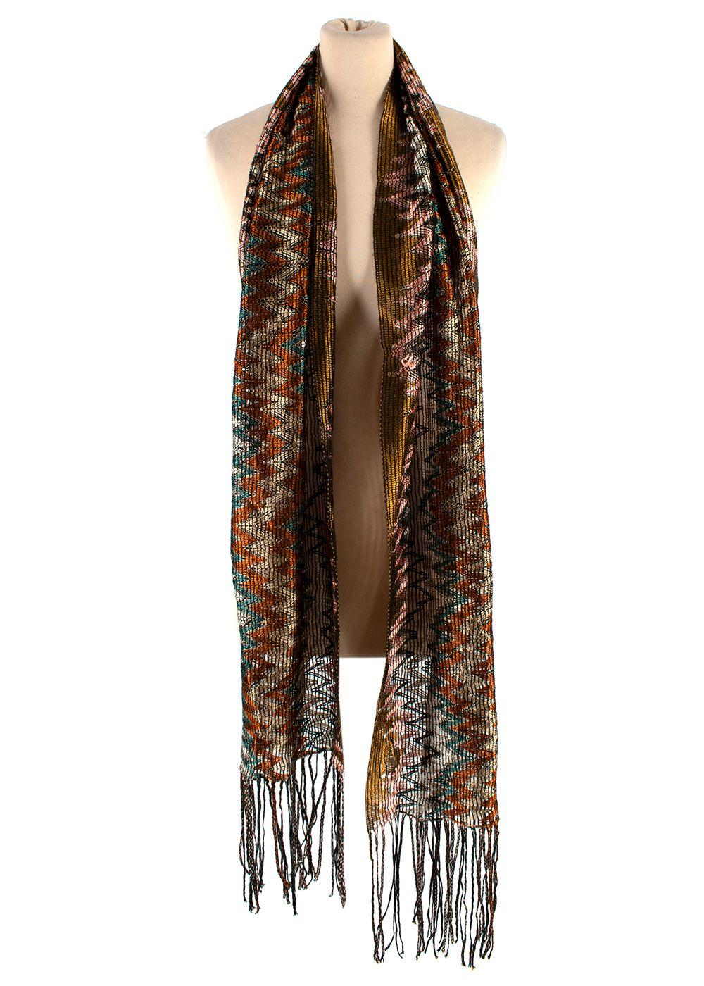 Missoni Multi-Colour Zigzag Scarf