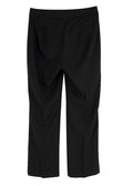 Black Wool Blend Pants