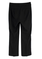 Black Wool Blend Pants