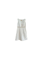 White Oxford cotton short dress
