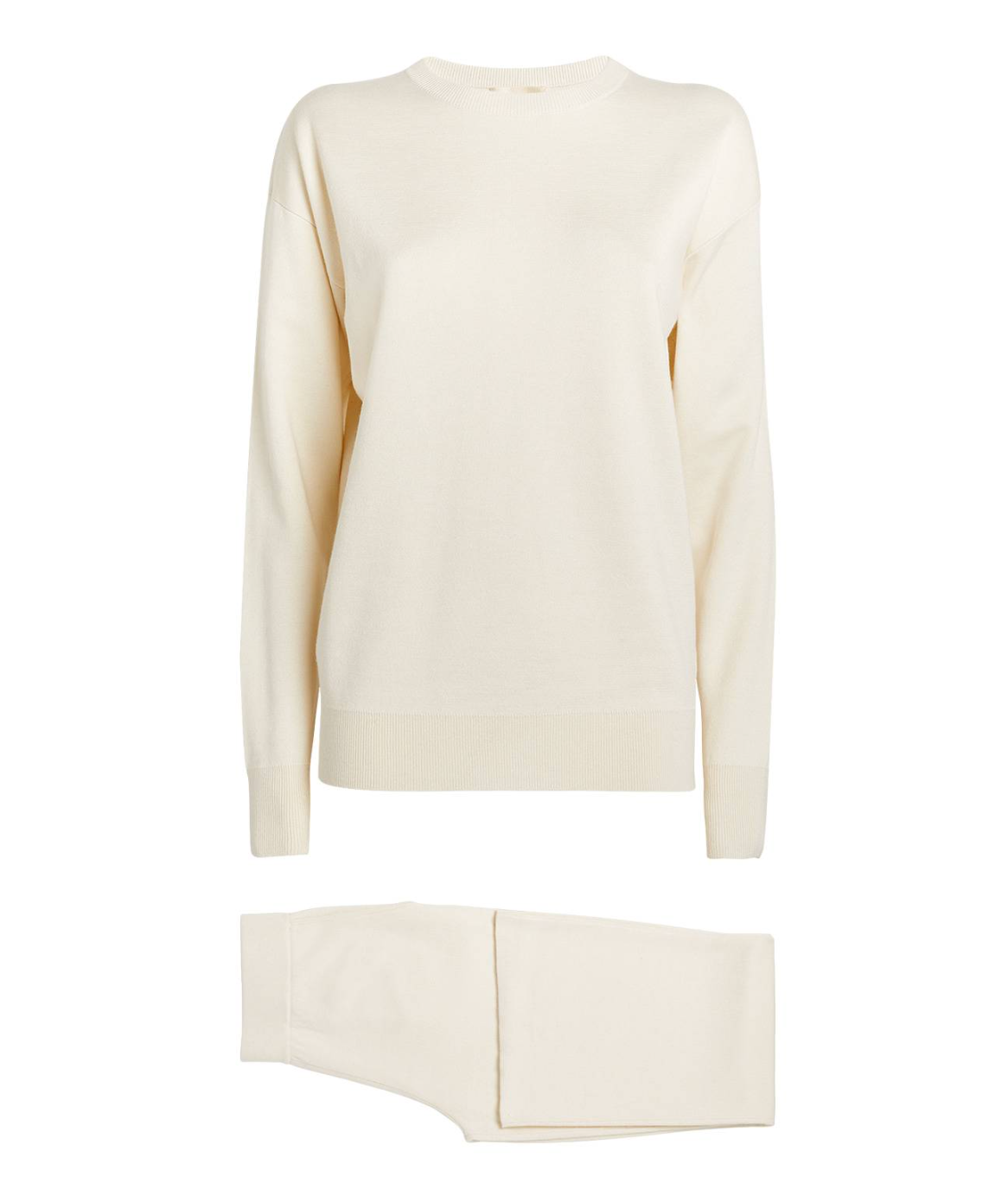 Olivia von Halle Silk-Blend Carmel Tracksuit
