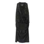 Lauren by Ralph Lauren black sequin dress