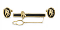 Bespoke Yellow Gold Enamel and Diamond Tie Slide and Cufflinks Set