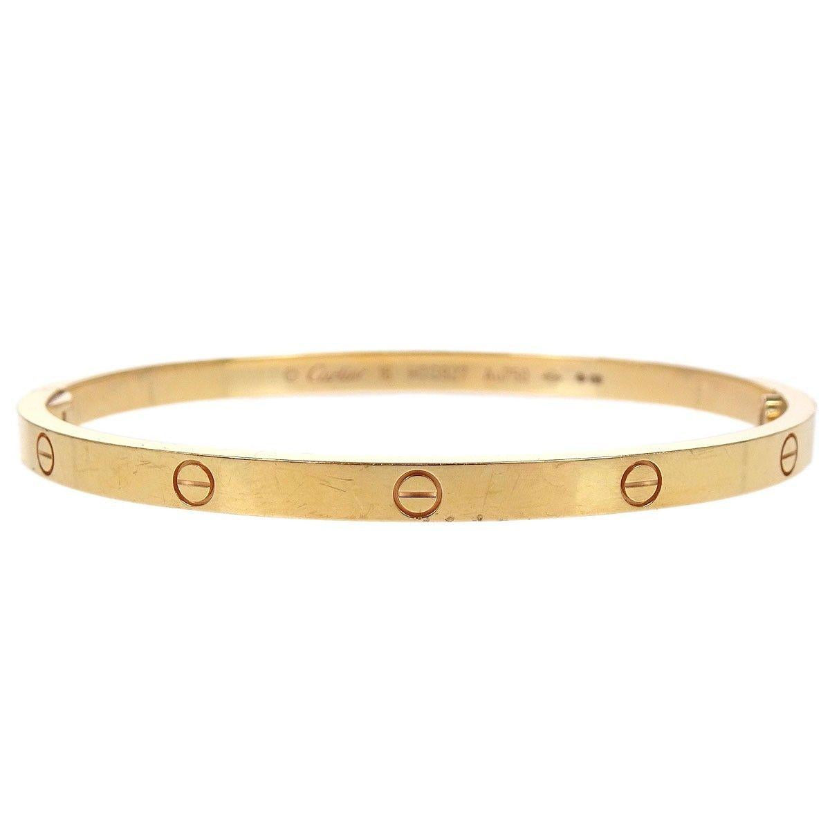 Cartier Yellow Gold Love Bangle 16