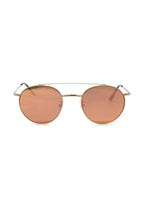 Rose Gold Aviator Sunglasses