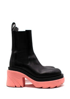 Bottega Veneta Pink and Black Flash Platform Boot