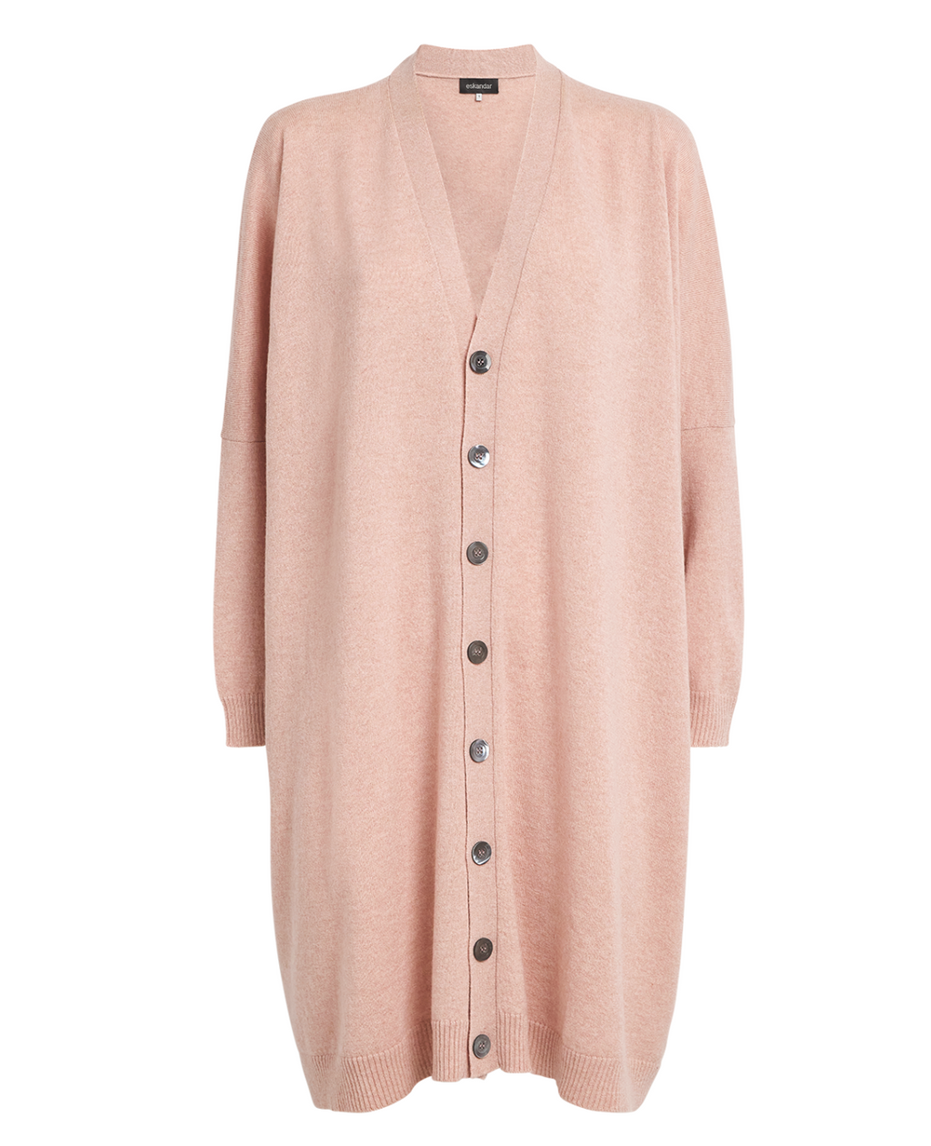 Eskandar Cashmere Wide Longline Cardigan