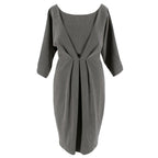 Black Halo Grey Sabrina Midi Dress