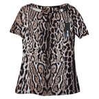 Just Cavalli leopard-print stretch top