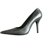 Helmut Lang Leather Pewter Pumps