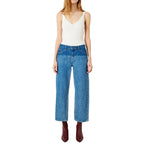Iden Virginia Boyfriend Mid Blue Shadow Wash Jeans
