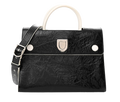 Crinkled Black Lambskin Diorever Bag