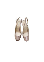 Antique Rose patent leather Alton slingback heeled sandals