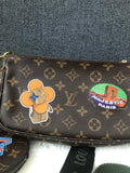 Monogram Pochette Accessoires with Stickers
