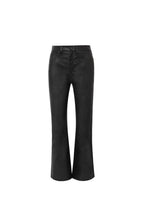 The Hana High Rise Cropped Leather Pants