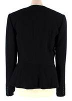 Elie Saab Black Peplum Jacket
