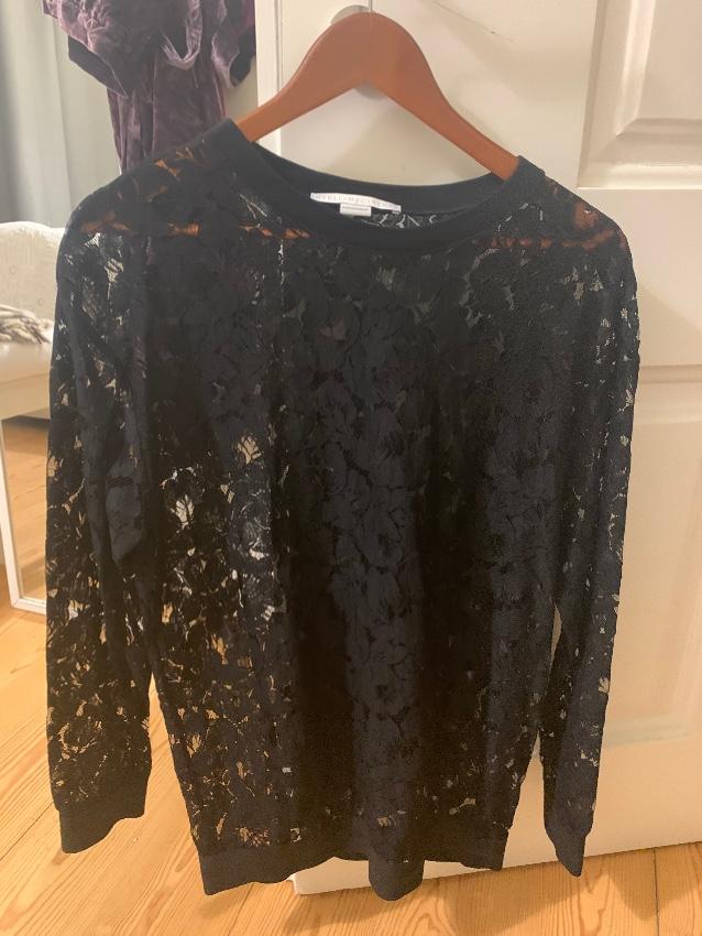 Stella McCartney Ines Floral Lace Sweatshirt