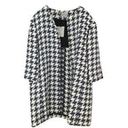 Marella Jacquard Houndstooth Coat