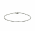 18ct white gold & white diamond Tennis bracelet TDW 2.03ct