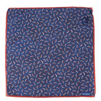Officina Slowear Clutch Printed Silk Cotton Handkerchief
