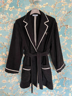 Prada Black Terry Towelling Jacket