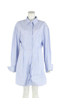 Striped Cotton Shirt Dress