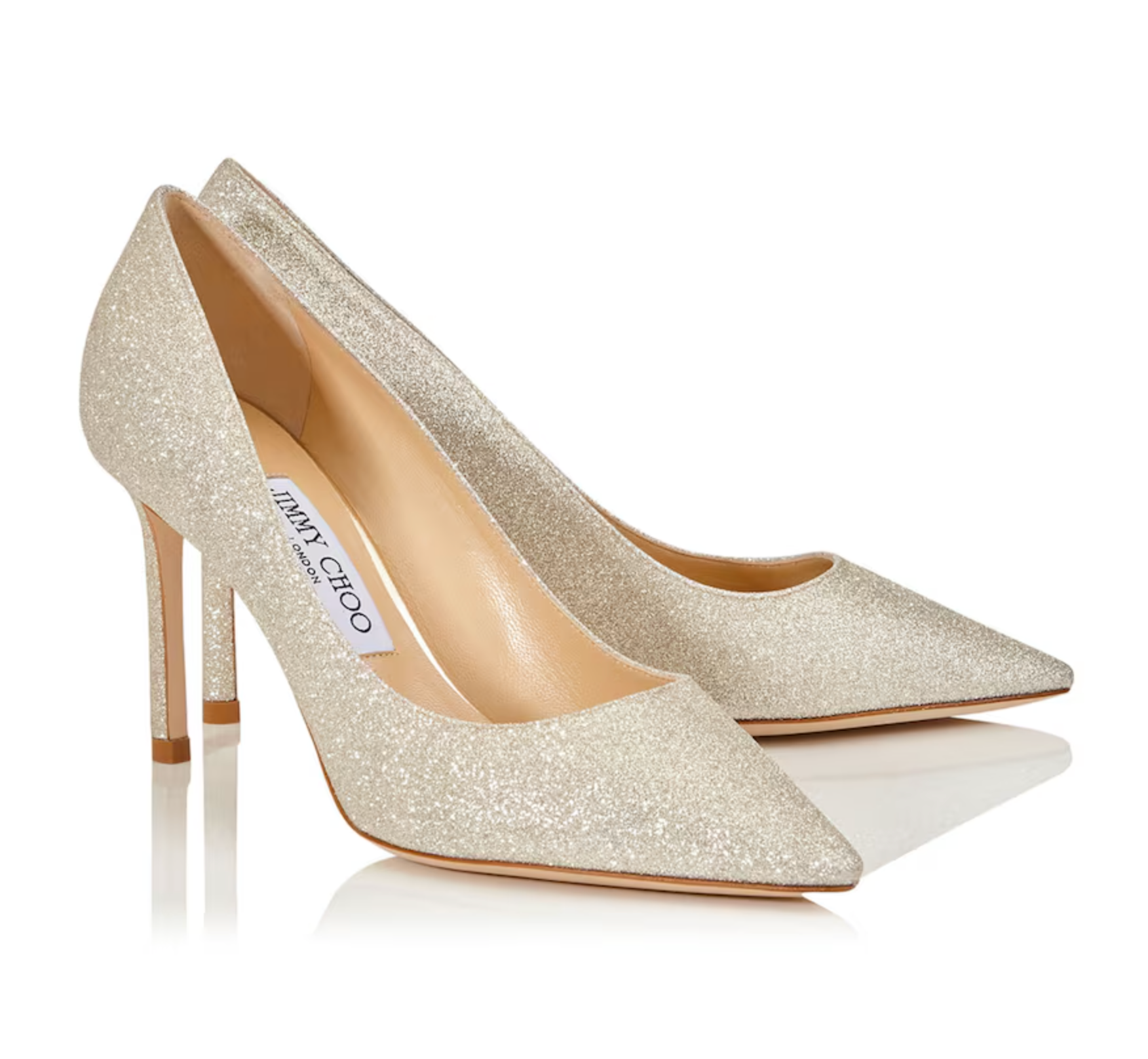 Jimmy Choo Romy 85 Glitter Pumps
