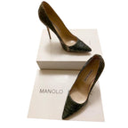 Manolo Blahnik Bibi Exotics 115 Pumps