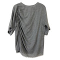 Bimba Y Lola Grey Ruched Oversize Top