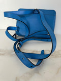 Prada Blue Saffiano Leather Backpack