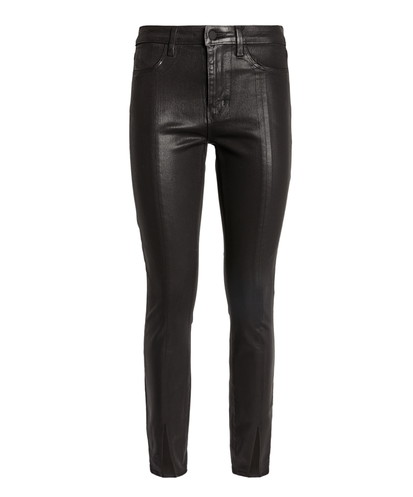 L'Aagence Jyothi Coated High-Rise Skinny Jeans