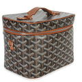 Goyard Gold Black Goyardine Canvas Muse Vanity Case