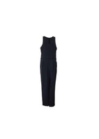 Black crepe keyhole jumpsuit
