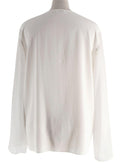 Brunello Cucinelli Cream Silk Satin Blouse