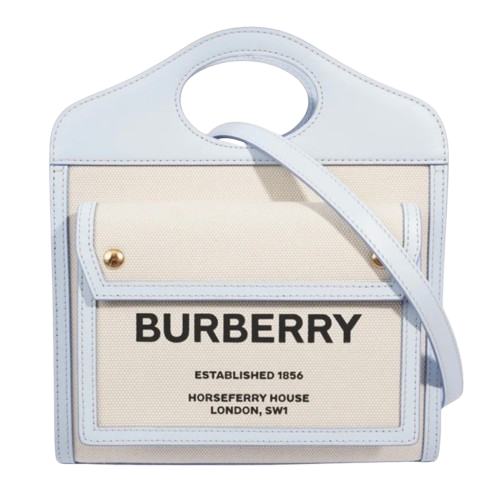 Burberry Blue Pocket Bag
