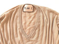 Plan C Nude Merino Wool Ribbed Cricket Jumper