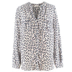 Joie Leopard Print Blouse