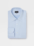 light blue cotton dress shirt