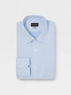 light blue cotton dress shirt