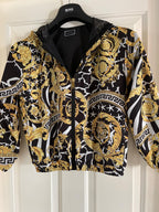 Baroque Print Hooded Jacket