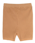 Saint Laurent Camel Ribbed Cycling Shorts