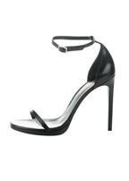 Jane 105 Black Leather Sandals