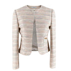 Trussardi Multicolour Tweed Jacket With Sequin Detail
