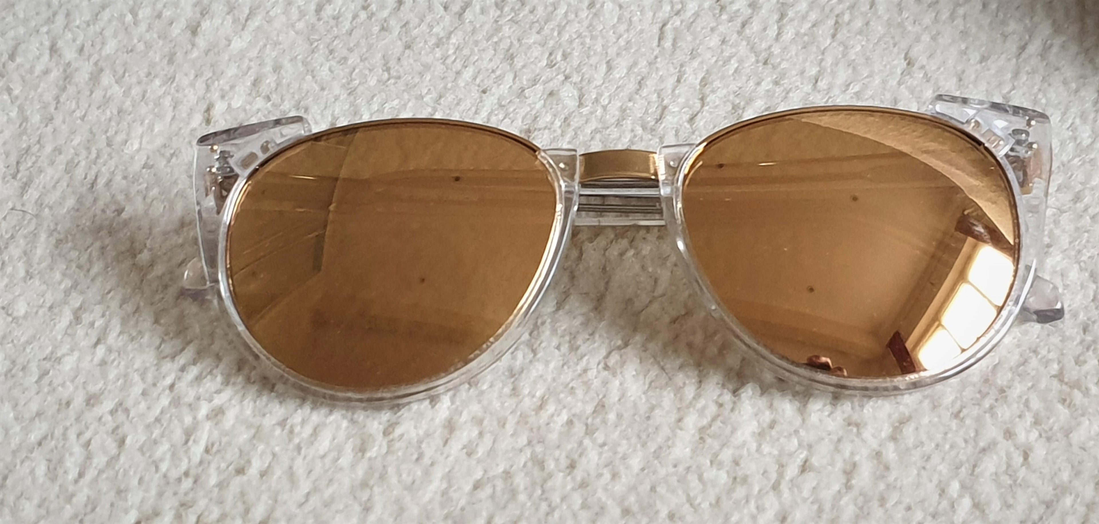 Linda Farrow Mirrored Acetate Sunglasses