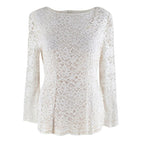 Romiga Ivory Lace Long Sleeve Top