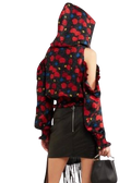 Magda Butrym Hooded Cold Shulder Top